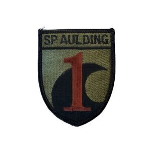 ARMY 1st Infantry Spaulding One Wave Patch *NEW*